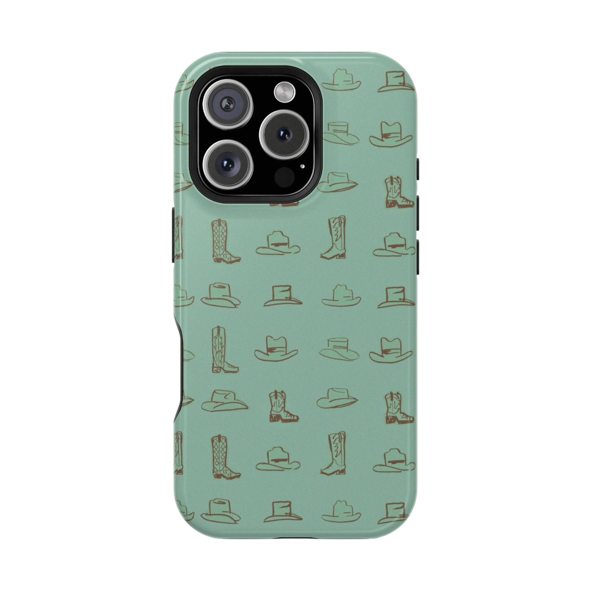 Light Green Boots & Hats Tough Case